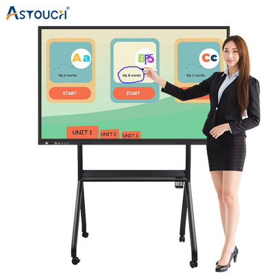 98 Inch Windows Interactive Touch Panel Smart Board For Education Meeting