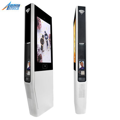 IP65 1920x1080 Digital Signage Totem Advertising Ac 110-240v 1500-2500 Cd/M2